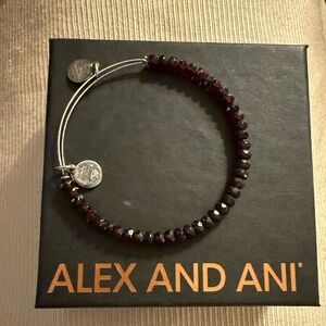 ⭐️ Alex and Ani: Deep Red Beaded Bracelet